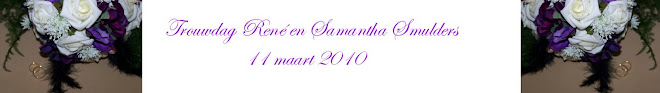 Trouwdag Samantha en René