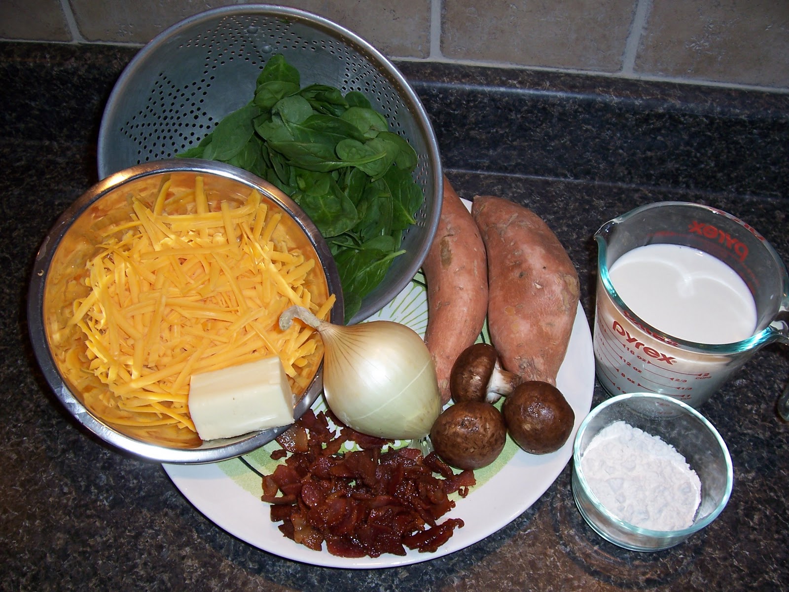 Sweet Potato Spinach Bake • The Prairie Homestead