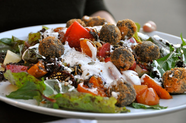 roasted beets, black sausage, goat cheese dressing