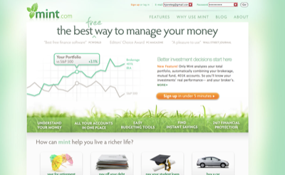 Mint.com Screenshot