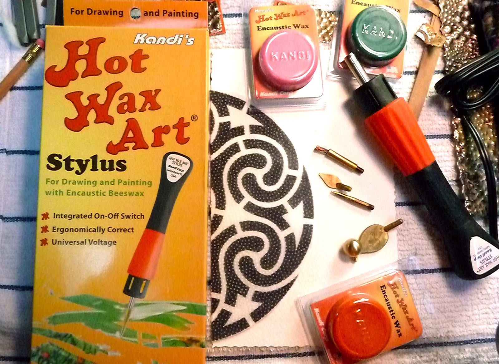 Kandi Corp's New Encautic Hot Wax Art Supplies