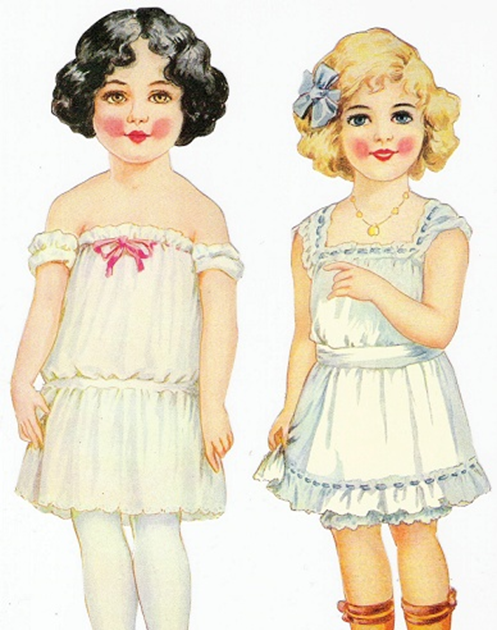 1920s paper dolls