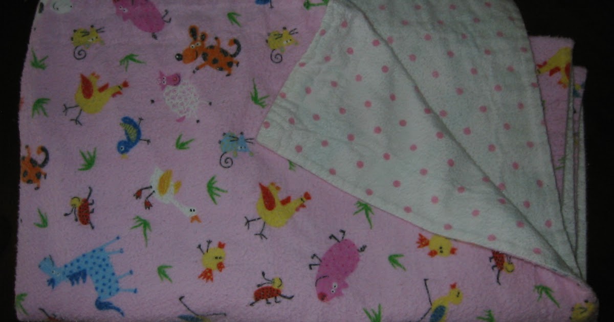 One Craft Girl's Corner Baby Blankets Repurposed!