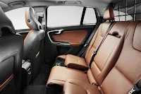 The new Volvo V60 sports wagon back interior