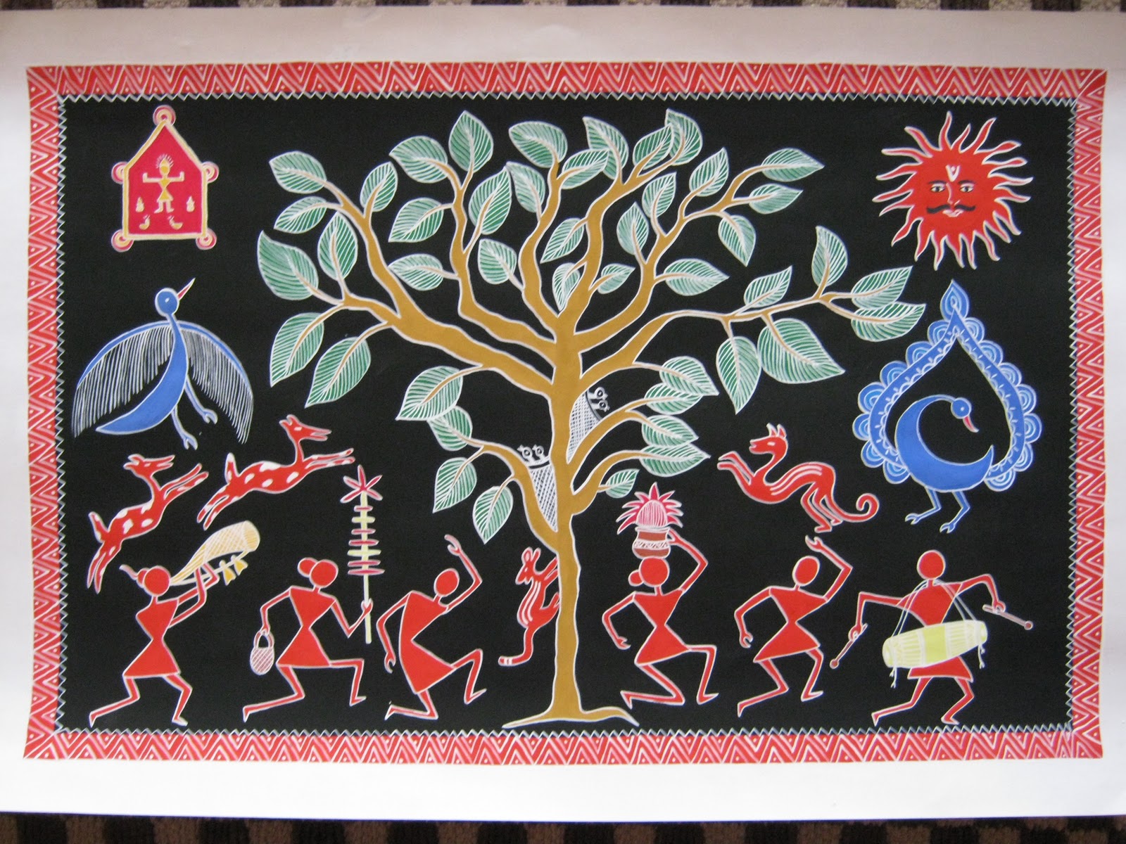 Warli Fun Indian Folk Art Warli Paintings Art vrogue.co