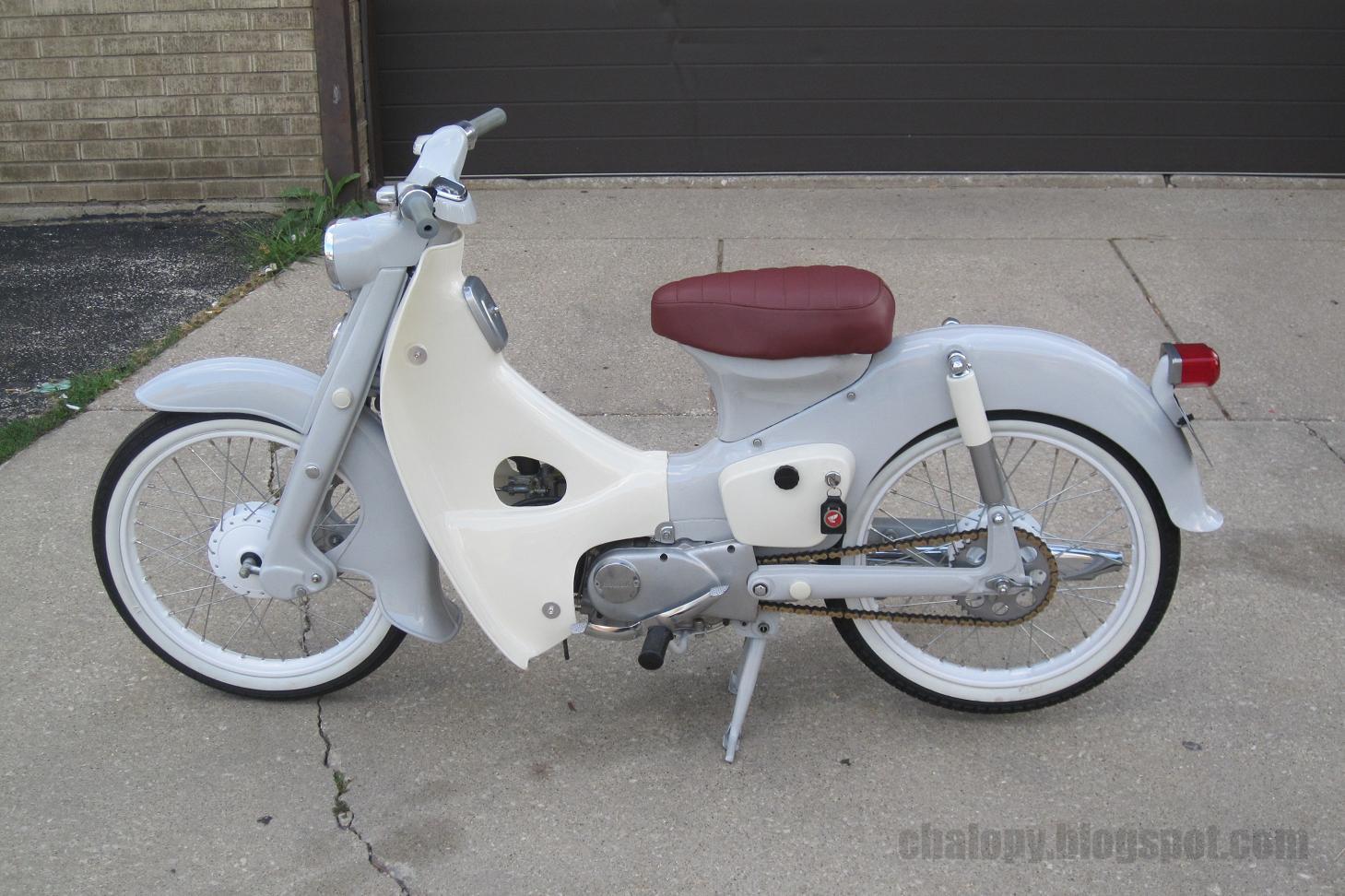 Honda super Cub с коляской