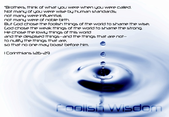 Foolish Wisdom