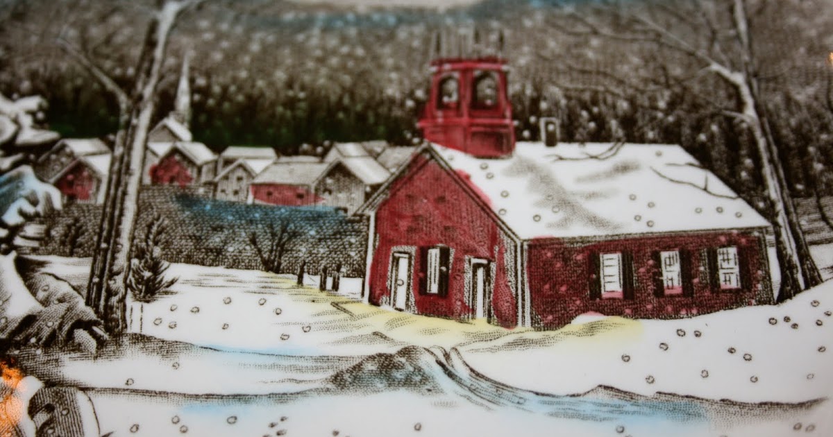 vignette design: Friendly Village Tablescape