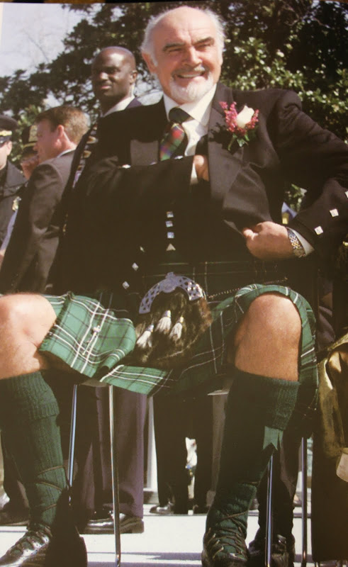 And Sean Connery upon receiving...