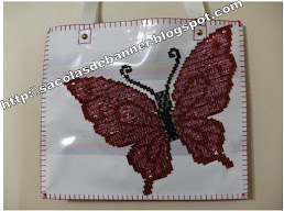 Bannerbag Borboleta Vinho