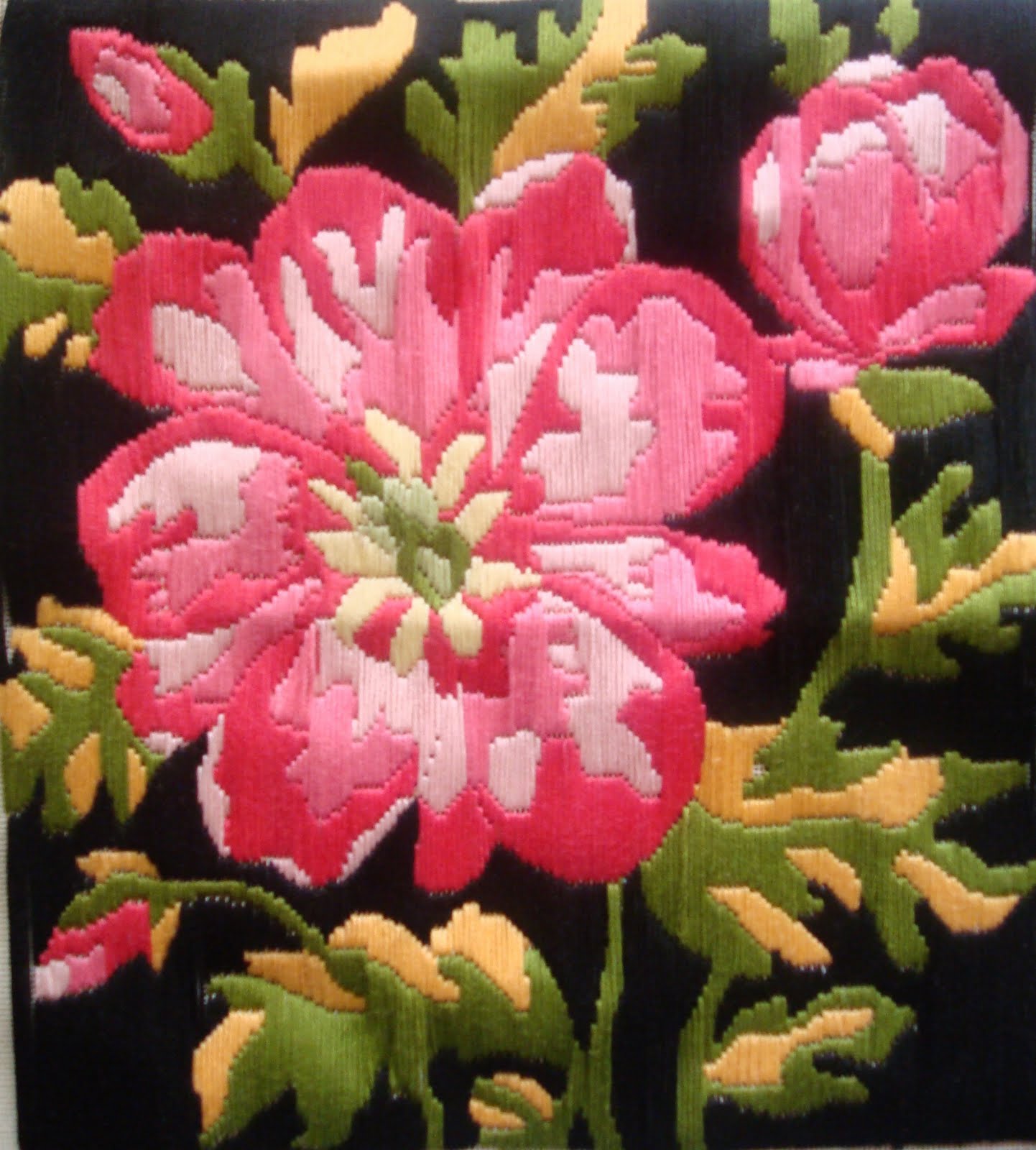 Art and Craft Work Anchor Stitch kit Magnolia flower
