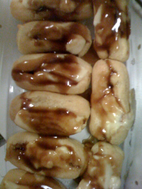 Yum & Delish simply irressitible caramel eclairs
