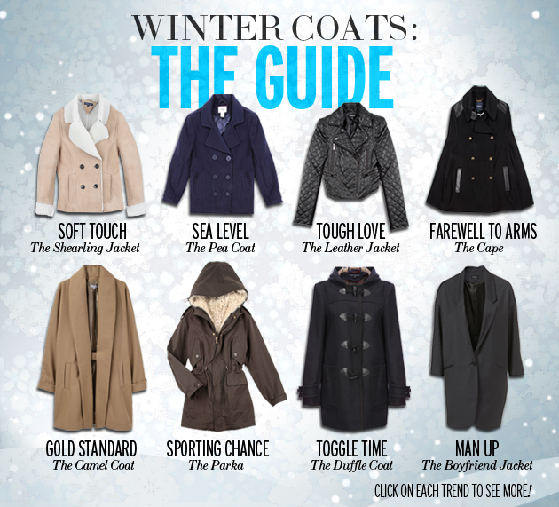 SoFashioNateD The 2010 Winter Coat Shopping Guide Shop the Latest Winter Fashion Trends on