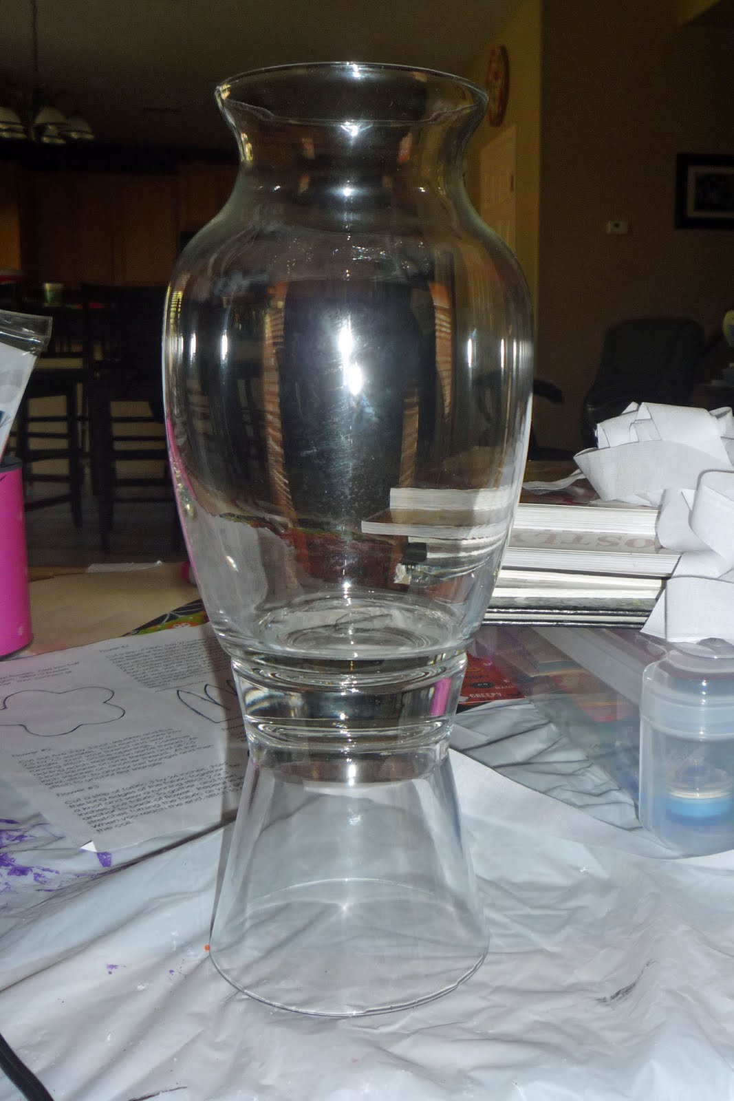 Crafting With Maryann & Friends Homemade Glass Hurricane Jar
