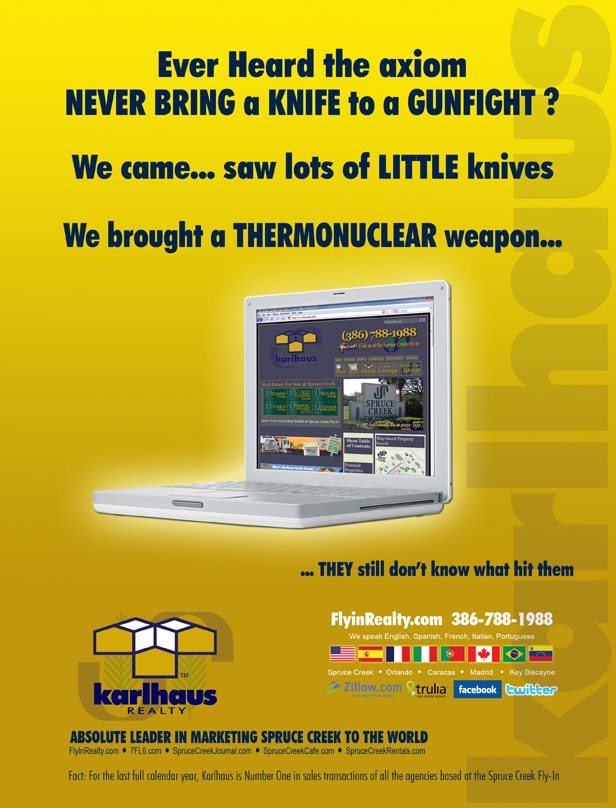 Spruce Creek Magazine Print Ads by Karlhaus