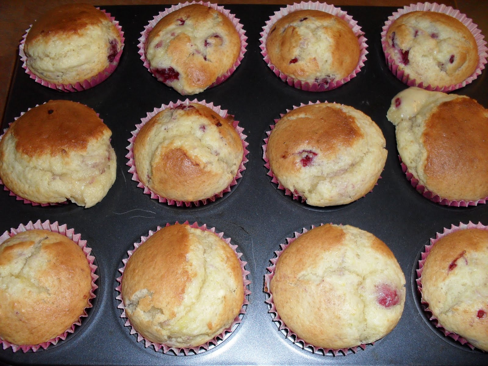 Gott att äta! Stora amerikanska muffins..