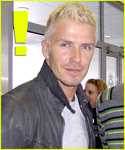 Gossip Lips David Beckham As A Blonde