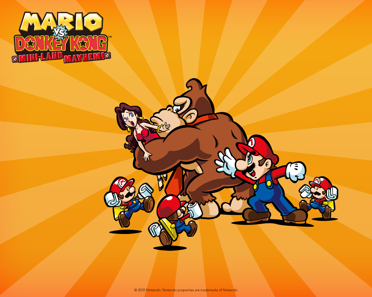 FrenteRojo Videojuegos (Blog): Fondos de pantalla Mario Vs Donkey Kong ...