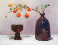 Bizen Pottery in Oil Painting