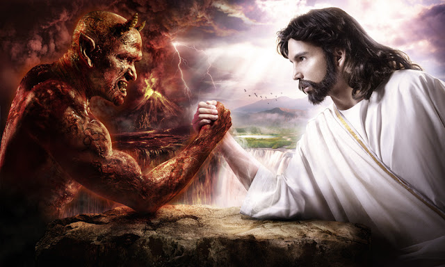 Picture hunt. - Page 3 Jesus+arm-wrestling+with+satan+demon