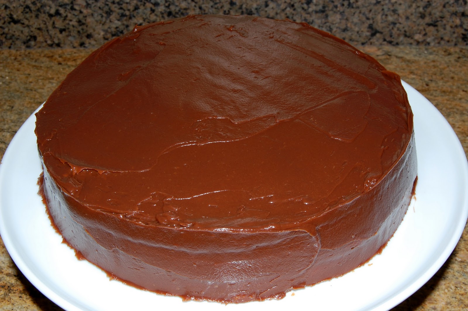 *: White Velvet Cake with Milk Chocolate Ganache