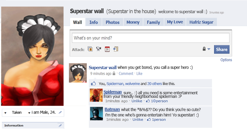 wall superstar
