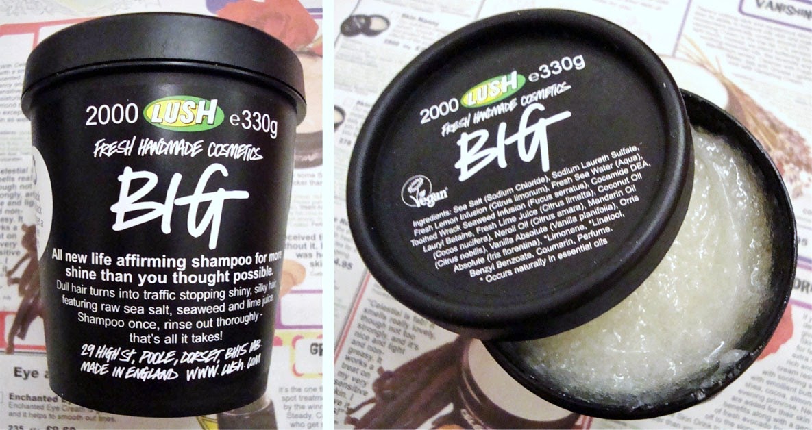 B U B B L E G A R M Lush 'Big' and 'Curly Wurly' Shampoo Review!