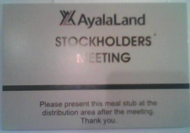 Meal Stub