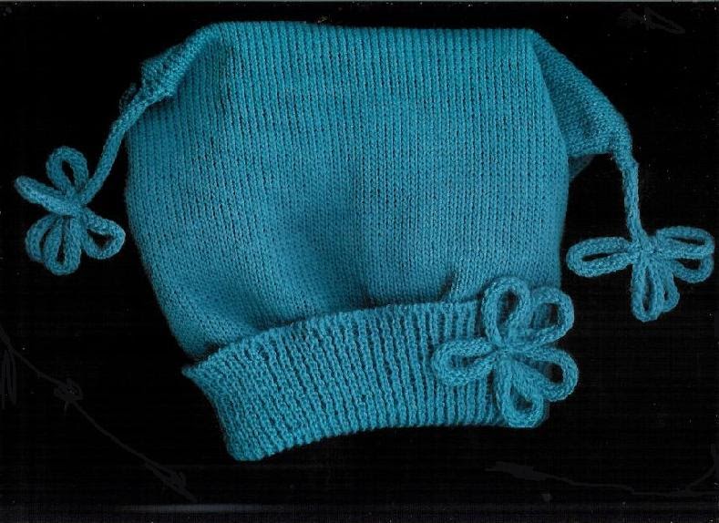 Marzipanknits Free Machine Knitting Pattern for a Toddler Hat