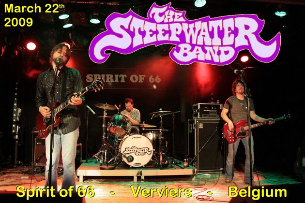 The Steepwater Band (22/03/10) at the "Spirit of 66" in Verviers, Belgium.