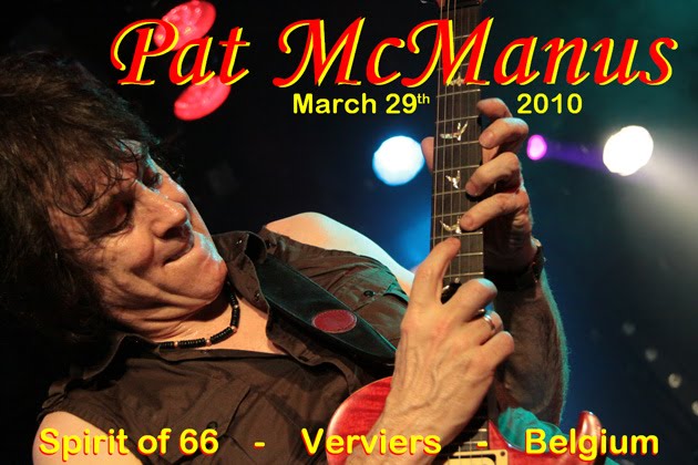 Pat McManus (29/03/10) at the "Spirit of 66" in Verviers, Belgium.