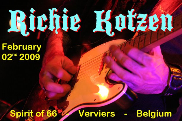 Richie Kotzen (02/02/09) at the "Spirit of 66" in Verviers, Belgium.
