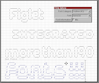 ascii with mouse