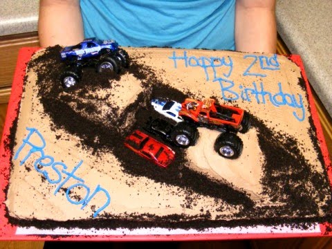 Monster Truck Birthday Cake on Preston S Monster Truck Cake  I Did A Post On This You Can Read It