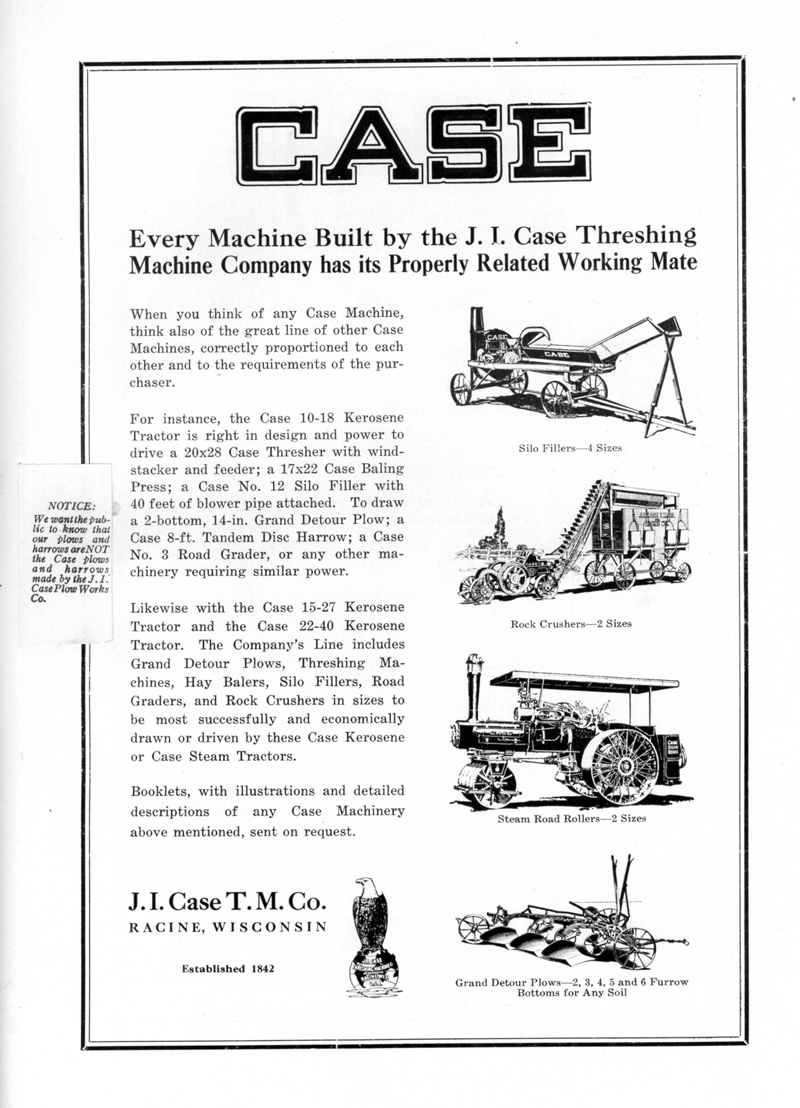 Racine Post Two Cases The story about both of J.I. Case's companies