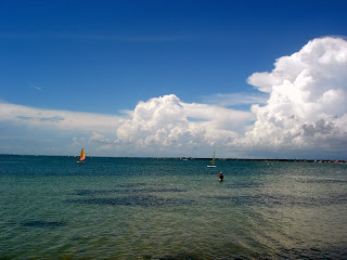 Sarasota Bay the clouds were spectacular