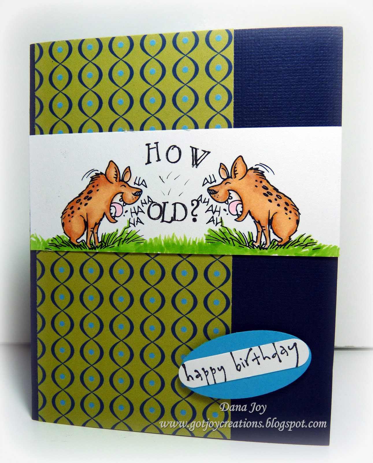 Second Post Laughing Hyena Got Joy Creations by Dana Joy