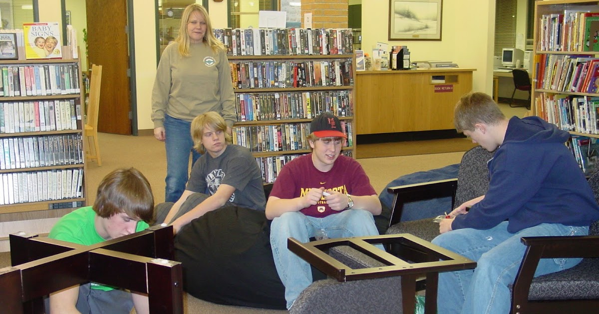 Hoyt Lakes Public Library Teen Space being completed