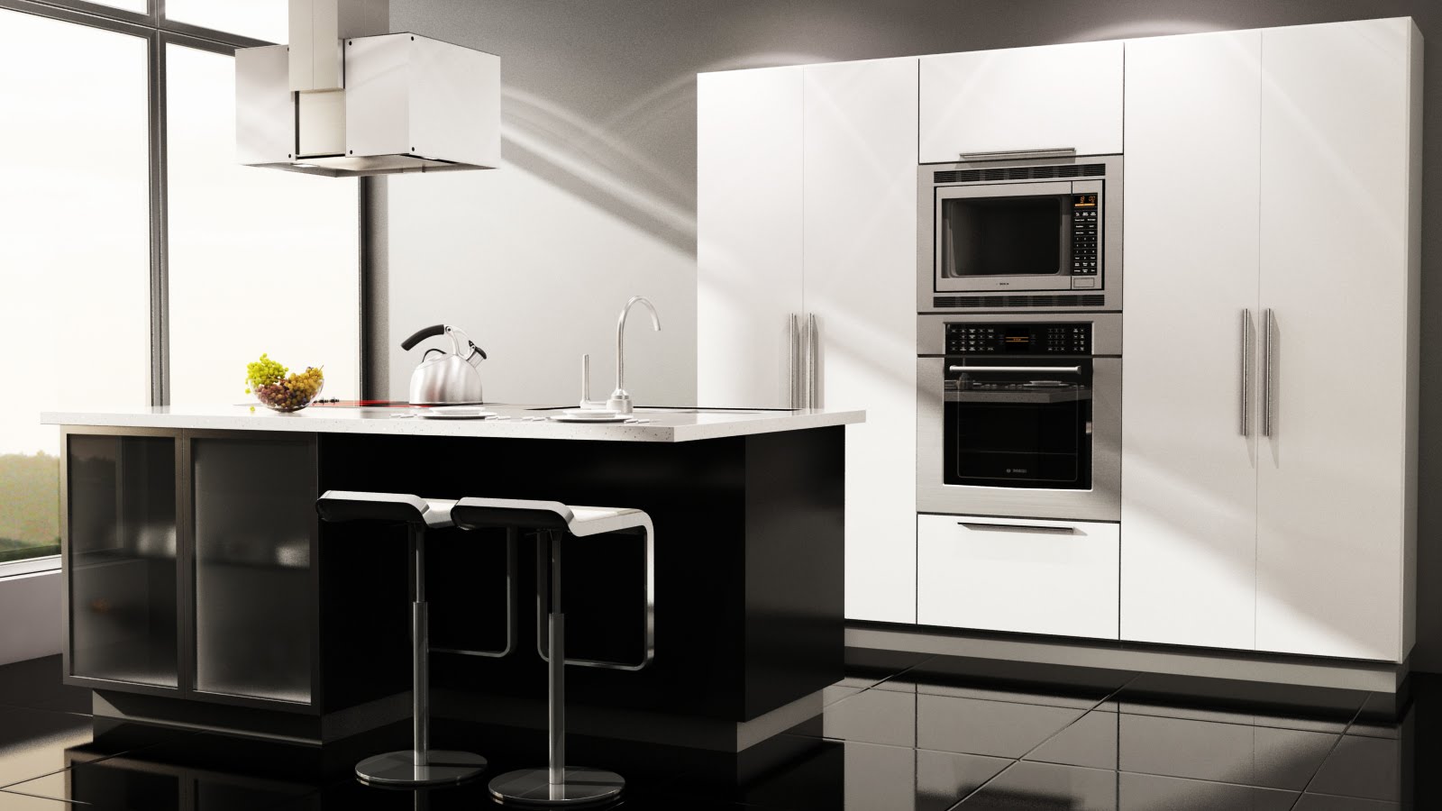 Roman Molina Diseño 3D: Cocina Pino.