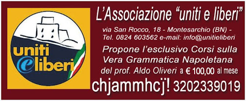 CORSO DI NAPOLETANO A MONTESARCHIO (BN)