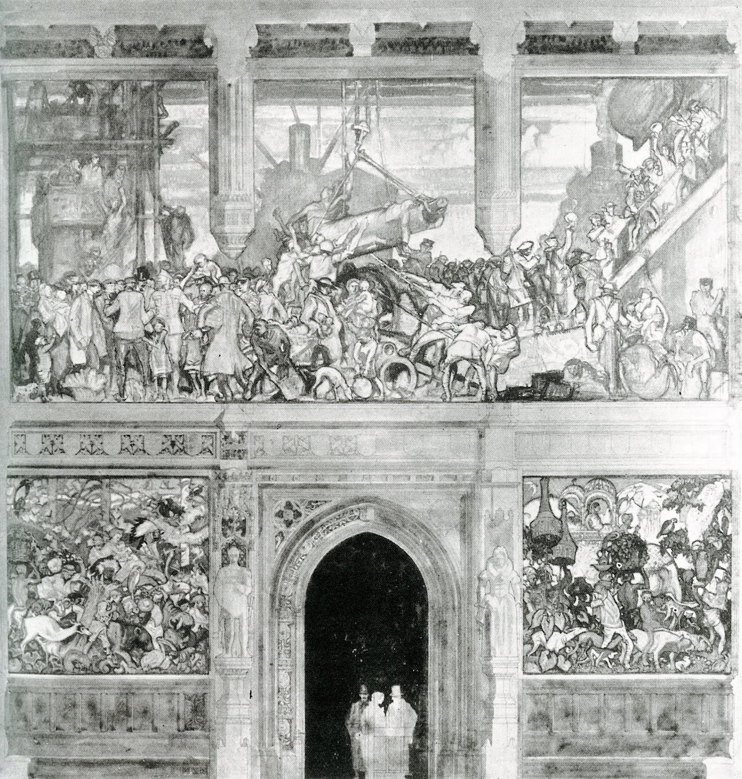 cityzenart Mural Painting In Britain 18401940 Image and Meaning