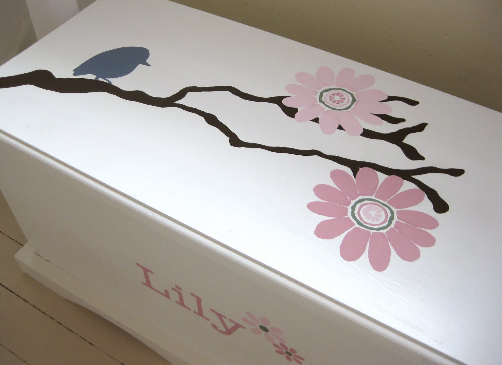 My *PINK* Life Painted Toy Chest