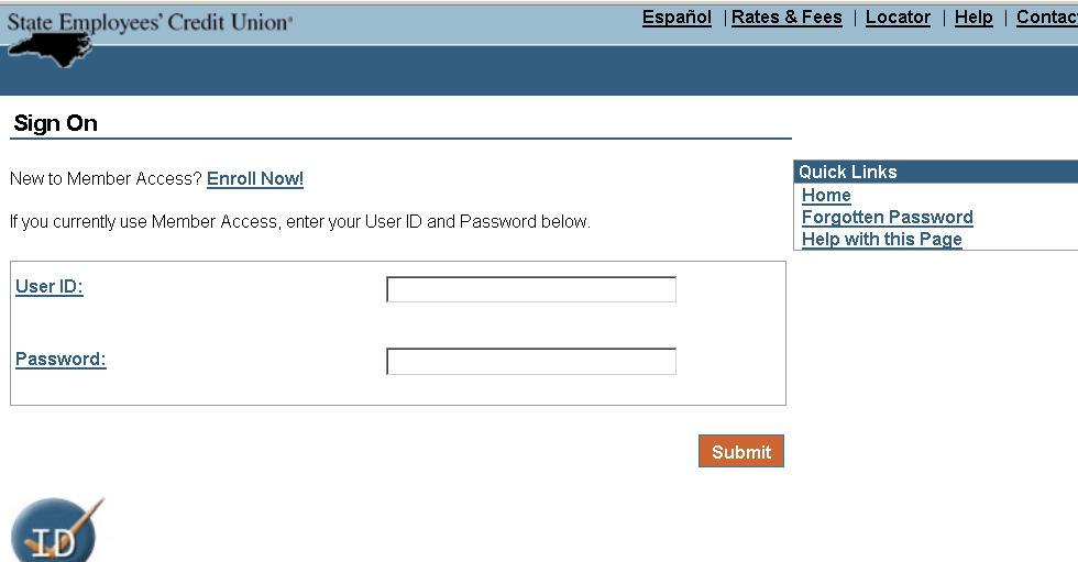 screenshot of NCSECU.org