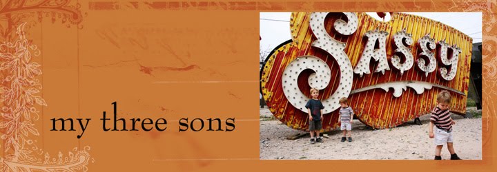 my three sons