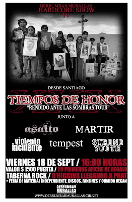 Tiempos de Honor "Rendido Ante Las Sombras Tour"