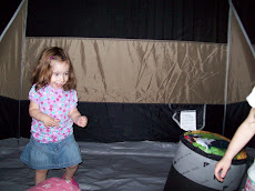 Stephie Dancing in Tent