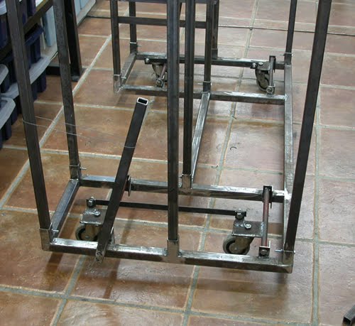 ruedas en bancos de trabajo