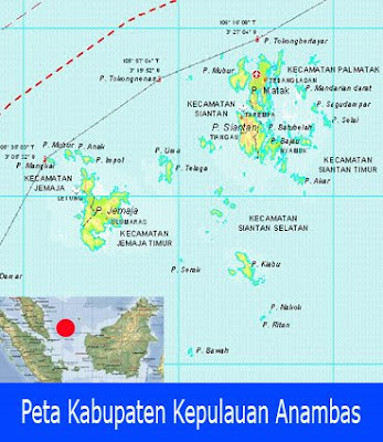 peta anambas, Pulau Anambas, Pulau Terindah Se-Asia, Pulau Anambas Pulau Terindah Se-Asia, Pulau terindah, tujuan wisata, Anambas