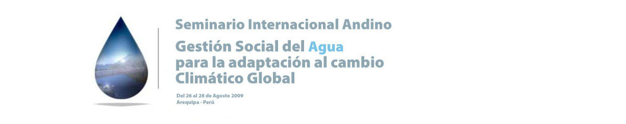 Seminario Internacional Andino del Agua