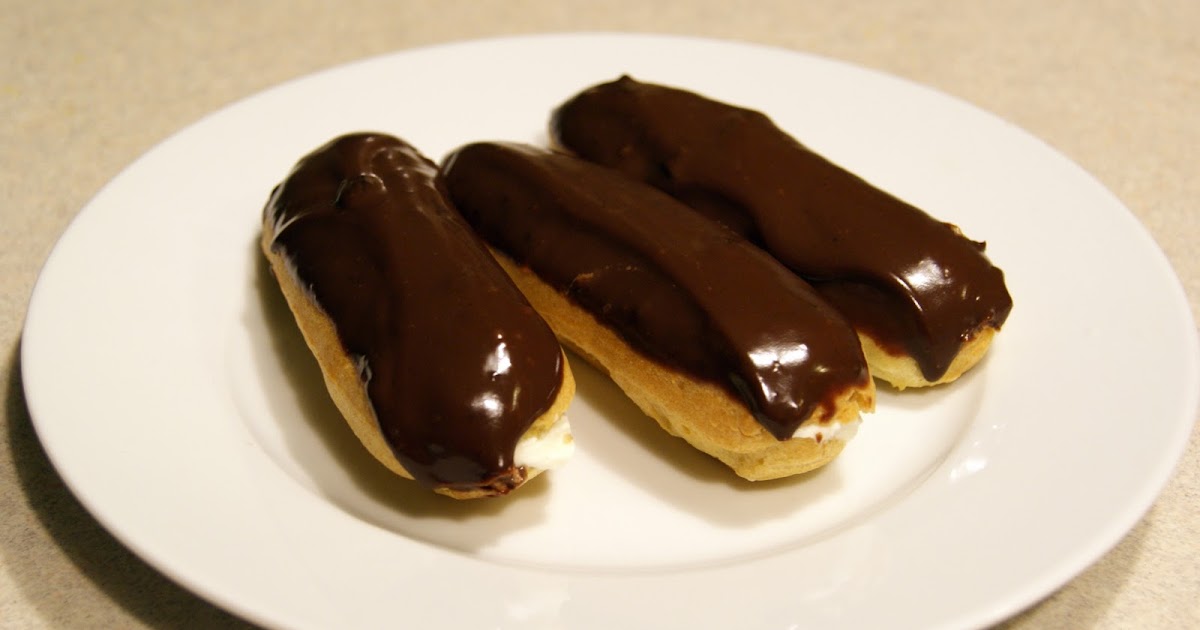 Unnati's Recipes Chocolate Eclairs